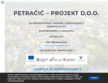 Tablet Screenshot of petracic-projekt.hr